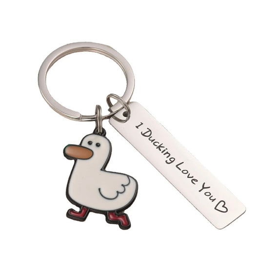 Duck Love Keyring